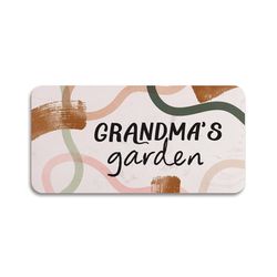P Graham Dunn Multicolored Faux Marble 4 in. H X 8 in. L X 1 in. W Grandma's Garden Stepping Stone