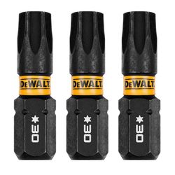 DeWalt FlexTorq Torx T30 X 1 in. L Impact Driver Bit Set Steel 3 pc