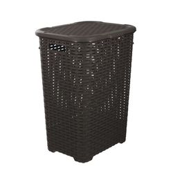 Superio Brand Brown Plastic Laundry Hamper