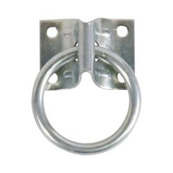 Koch Industries Large Zinc-Plated Silver Steel 2 in. L Hitching Ring 1 pk