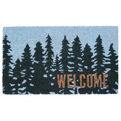 KAF Home 17 in. W X 30 in. L Multi-Color Coir Door Mat