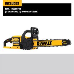DeWalt 60V MAX DCCS670B 16 in. 60 V Battery Chainsaw Tool Only
