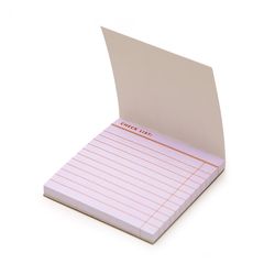 Kikkerland Inkerie 4 in. W X 4 in. L Assorted Sticky Tab Note Pad Set 3 pad