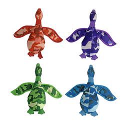 Multipet Tuff Enuff For Dog Assorted Nylon/Plush Camouflage Duck Dog Toy 1 pk
