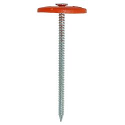 Grip-Rite No. 11 2-1/2 in. Cap Bright Plastic/Steel Nail Full Round Head 1 lb