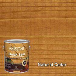 Valspar Quick Seal Semi-Transparent Natural Cedar Oil-Based Alkyd Exterior Stain 1 gal