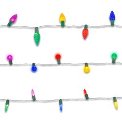 Holiday Bright Lights LED Multicolored Christmas Lights