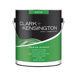 Clark+Kensington Satin Designer White Paint + Primer Interior 1 gal