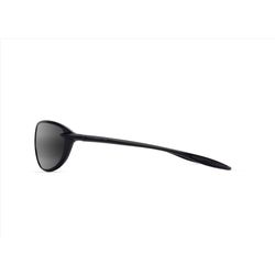 Maui Jim Hookipa Ultra R Sunglasses Men's Shiny Black Frame Neutral Grey Lens Polarized