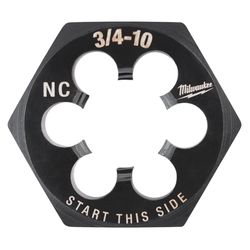 Milwaukee SAE 3/4-10 Hex Threading Die