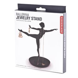 Kikkerland Ballerina Jewelry Stand Steel 1 pk