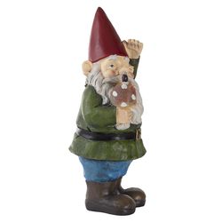 Alpine Polyresin Green 12 in. Statue