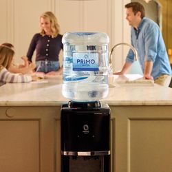 Primo Water Pro 3-5 gal Black Water Dispenser Stainless Steel