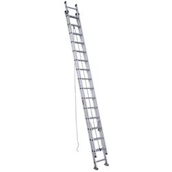 Werner Extension Ladder 32 ft. H Aluminum Extension Ladder Type IA 300 lb. cap.