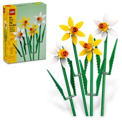 LEGO Botanicals Daffodils Building Set Multicolor 216 pc