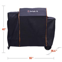 BRISK IT Black Grill Cover