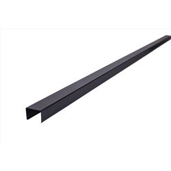 Fortress Railing Products AL13 2 in. H X 2 in. W X 72 in. L Aluminum Flat Accent Top Stair Rail
