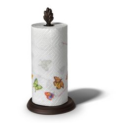 Spectrum Leaf Steel Paper Towel Holder 14.3 in. H X 7 in. W X 7 in. L