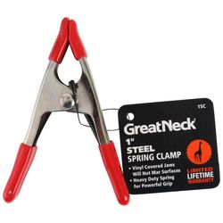 GreatNeck 1 in. Spring Clamp 1 pk