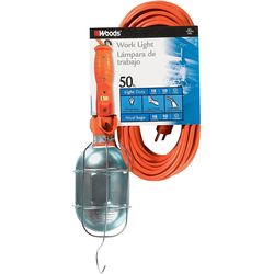 Woods 75 W 50 ft. 18/3 SJTW Incandescent Trouble Light