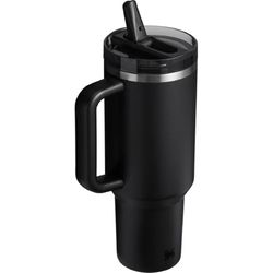 Stanley ProTour Quencher 40 oz Black 2.0 BPA Free Double-wall Vacuum Insulated Straw Tumbler