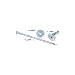 FastenMaster ThruLok No. 14 each X 6-1/4 in. L Hex Galvanized Coarse Wood Screws 1 pk