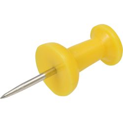HILLMAN Assorted Push Pins 100 pk