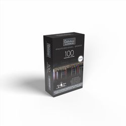 Celebrations Platinum LED T5 Multicolored/Warm White 100 ct Icicle Christmas Lights 8.5 ft.