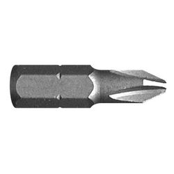 Century Drill & Tool Phillips #2 X 1 in. L Insert Bit S2 Tool Steel 5 pc
