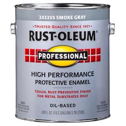 Rust-Oleum Professional Indoor and Outdoor Gloss Smoke Gray Protective Enamel 1 gal