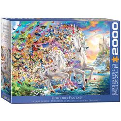 Eurographics Unicorn Fantasy Jigsaw Puzzles Multicolored 2000 pc
