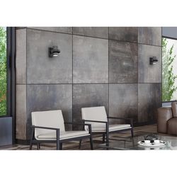 Westinghouse Exton 1-Light Distressed Aluminum Black Wall Sconce