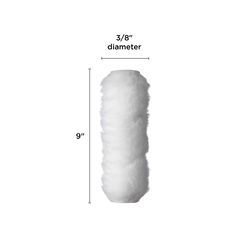 Wagner Smart Polyester 9 in. W X 3/8 in. Paint Roller Cover 1 pk