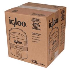 Igloo Industrial Red/Yellow 3 gal Water Cooler