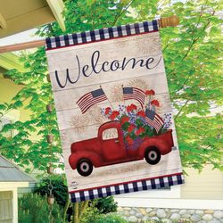 Briarwood Lane House Flag 40 in. H X 28 in. W