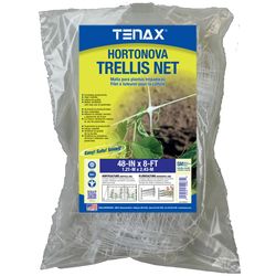 Tenax 48 in. H X 8 ft. L Polypropylene Trellis Netting White