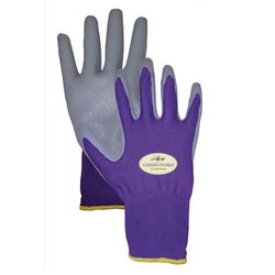 Garden Works S Nylon Purple Gardening Gloves