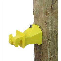 Dare Snug Wood Post Insulator Yellow