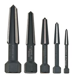 Knipex Assorted in. Chrome Vanadium Steel Double-Ended Screw Extractor Set 5 pc