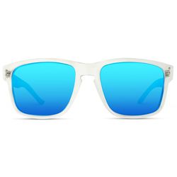 WearMe Pro Sunglasses Clear Frame Blue Lens