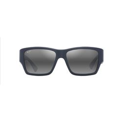 Maui Jim Kaolu Sunglasses Unisex Matte Black Frame Neutral Gray Lens Polarized