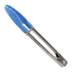 R&M International Corp International Blue Plastic/Stainless Steel Mini Tongs