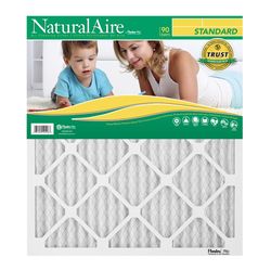 NaturalAire 19 in. W X 21 in. H X 1 in. Synthetic 8 MERV Pleated Air Filter 1 pk