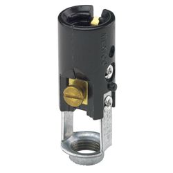 Leviton Phenolic Incandescent Candelabra Base Keyless Lampholder 1 pk