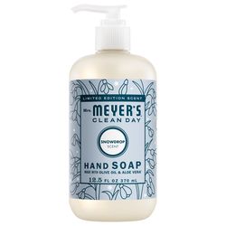 Mrs. Meyer's Clean Day Snowdrop Scent Liquid Hand Soap 12.5 oz