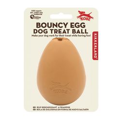 Kikkerland Kobe For Dog Rubber Bouncy Egg Ball Dog Toy 1 pk