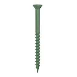 Grip-Rite PrimeGuard Plus 2-1/2 in. L Green Star Bugle Head Deck Screws 1 lb 87 pk