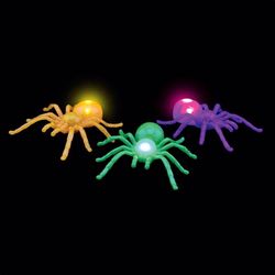Magic Seasons White 4.75 in. Prelit Light Up Spider