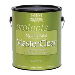 Modern Masters Semi-Gloss Clear Water-Based Protective Coating Exterior and Interior 1 gal