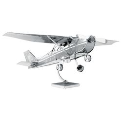 Fascinations Metal Earth Cessna 172 3D Model Kit Silver
